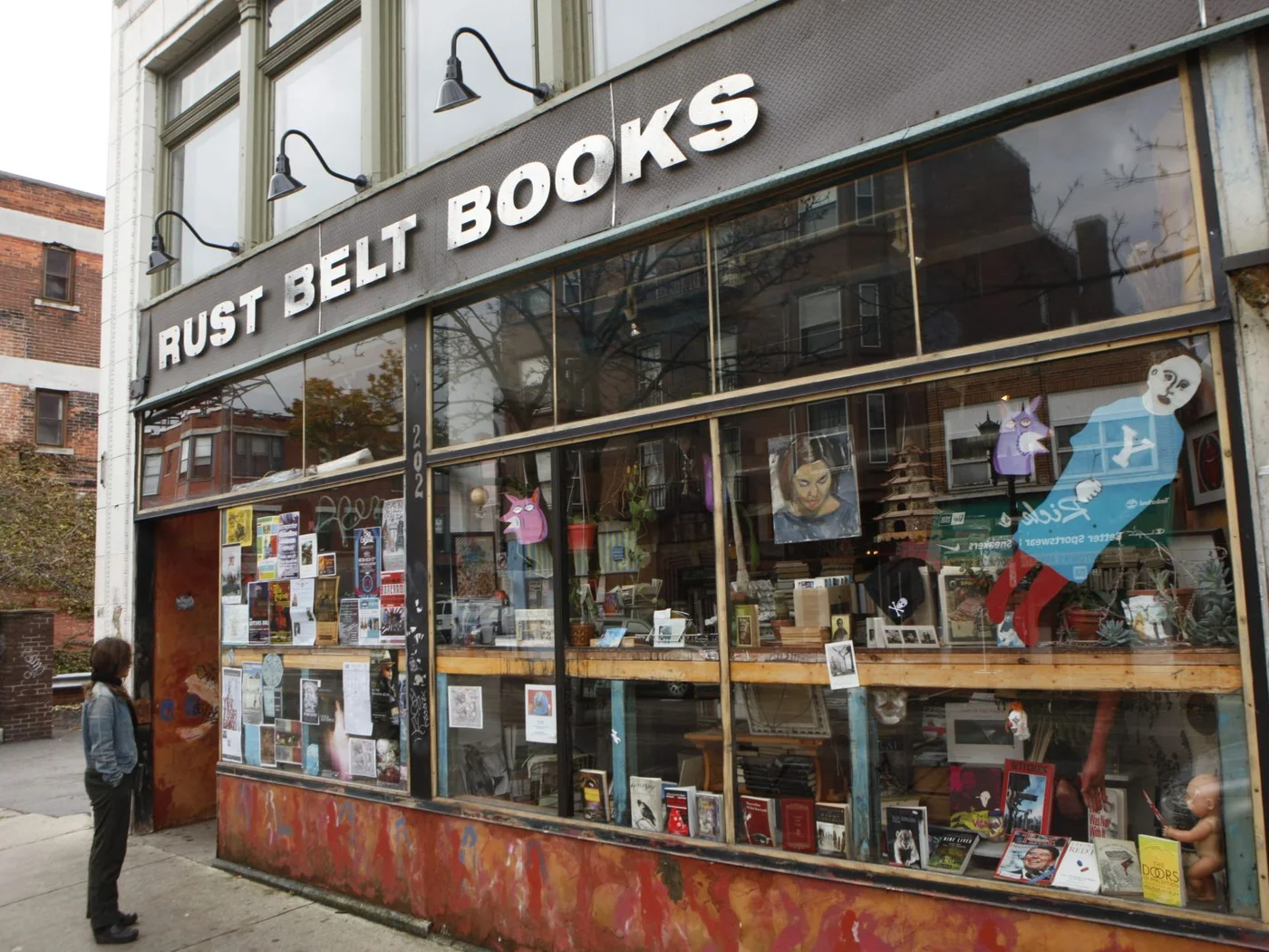 Rust Belt Books closed its Allen Street store, above, and moved to Grant Street