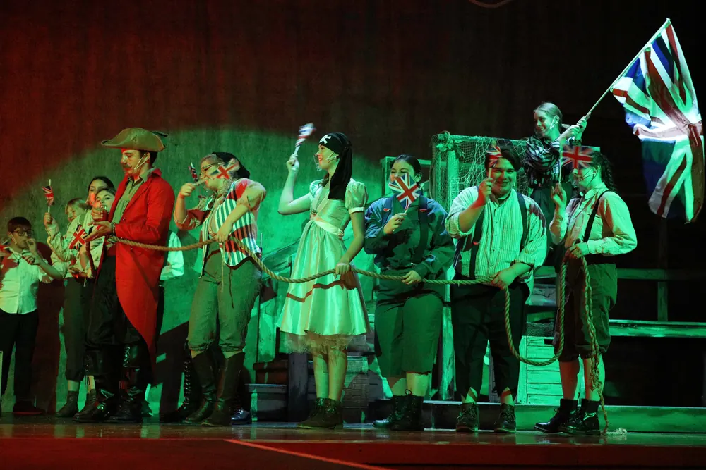 Peter and the Starcatcher, Alden High School, 2021. Photo 9 by Rick Penny.
